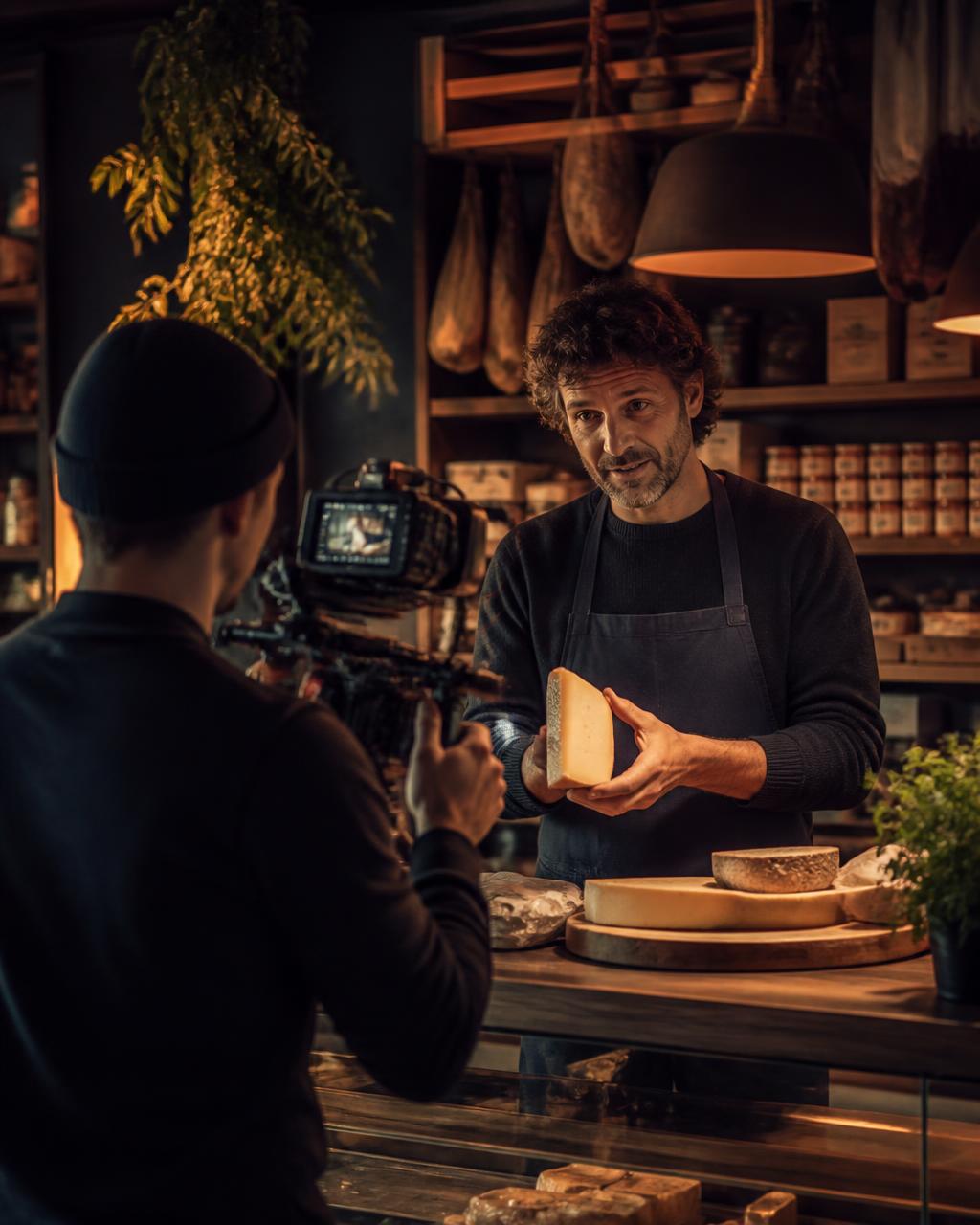 Produzione video per un'attività locale